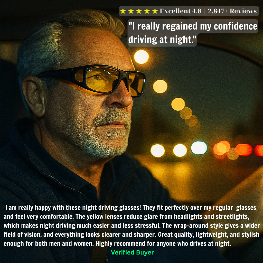VISIONFLEX™ Night Driving Glasses Anti Glare