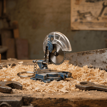 🔥𝑳𝑨𝑺𝑻 𝑫𝑨𝒀 𝟒𝟗% 𝑶𝑭𝑭 - 🛠️ Mini Mitre Saw Keychain