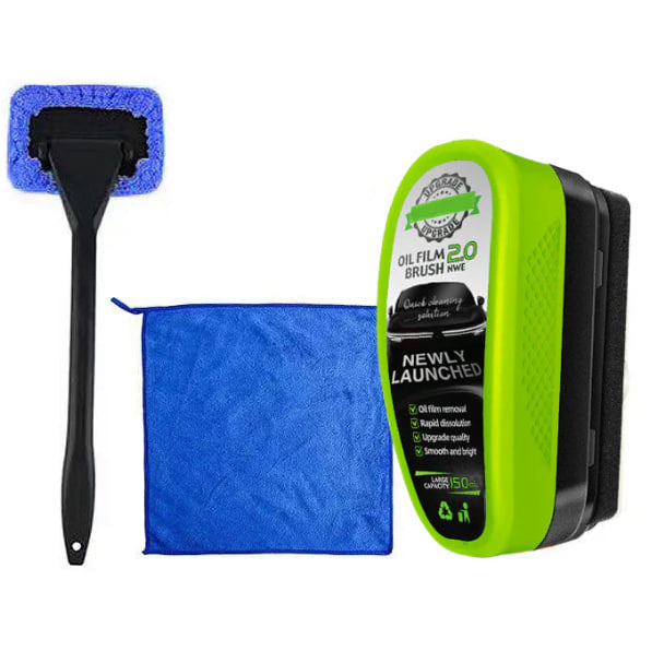 Glass Oil Film Cleaning Brush