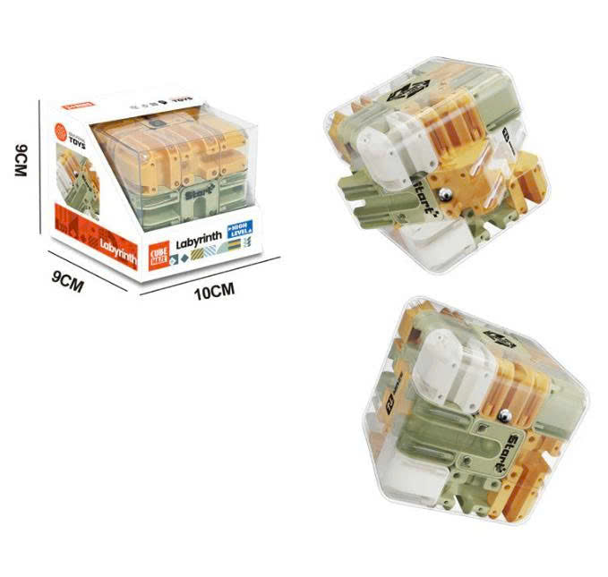 3D Labyrinth Puzzle Cube